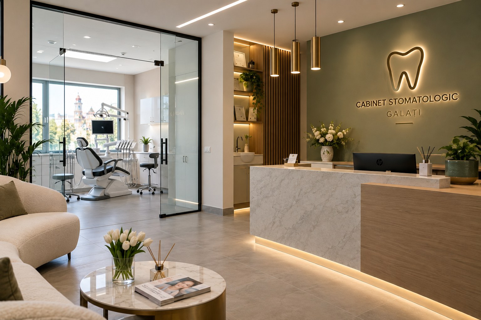 Cabinet stomatologic Galati, scaun dentar si echipament modern